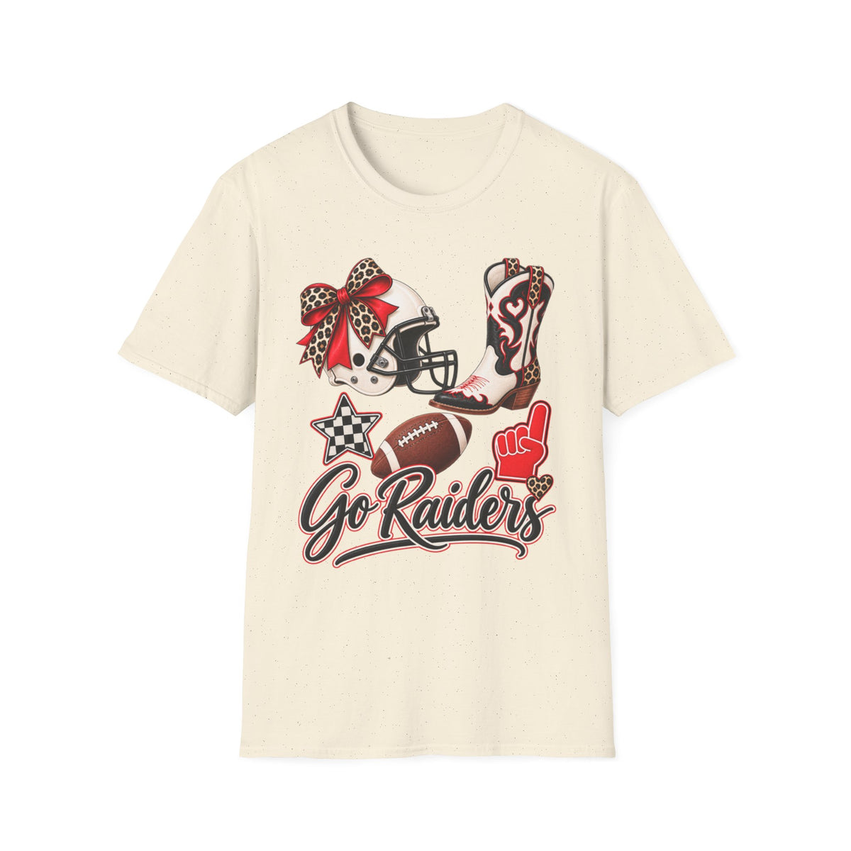Women Go Raiders Football Tee