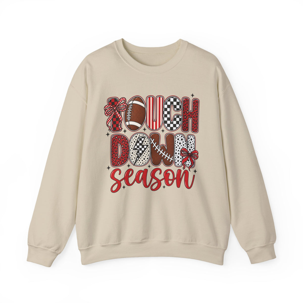 Women Touchdown Season Crewneck Sweatshirt