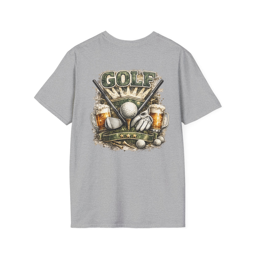 Golf Clubs & Balls T-Shirt — Vintage Golf Graphic Tee