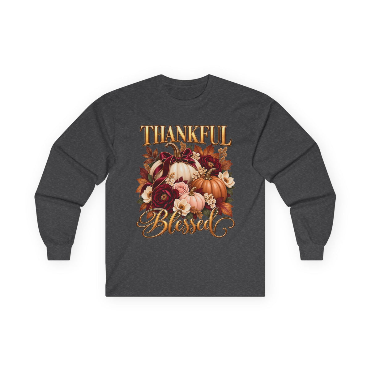 Women Thankful & Blessed Long Sleeve Tee