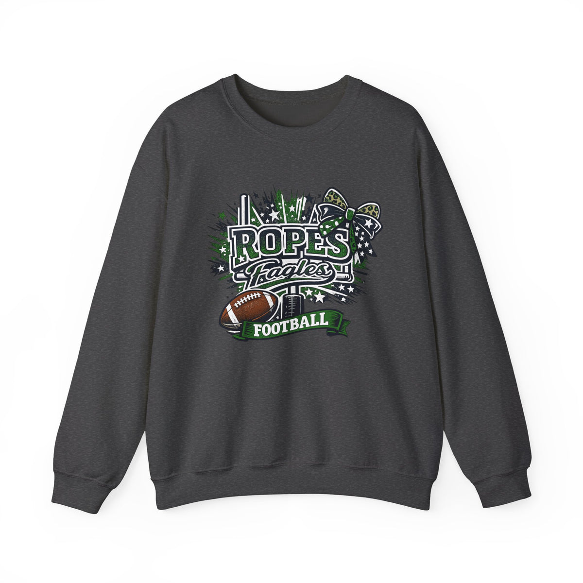 Women Ropes Eagles Football Crewneck Sweatshirt
