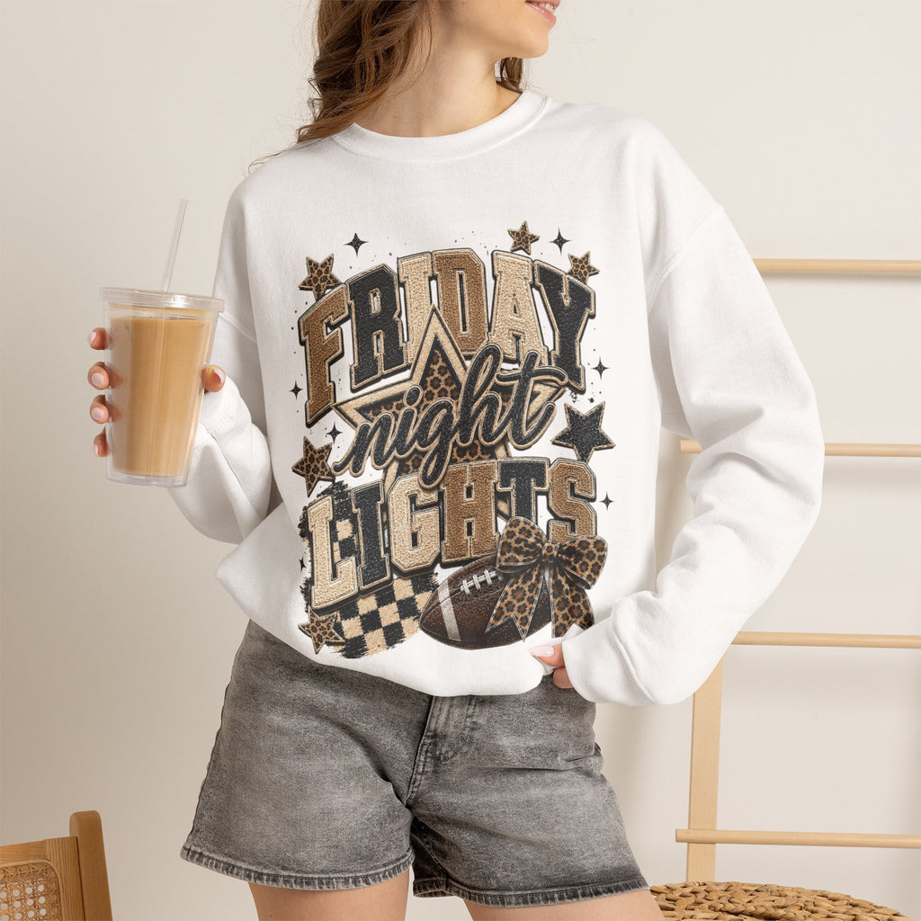 Women Neutral Friday Night Lights Crewneck
