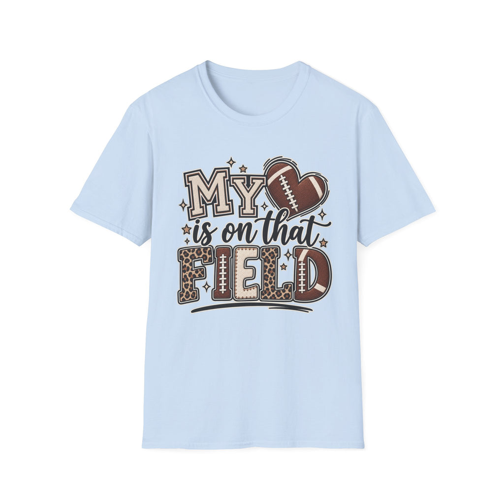 Customizable Women "My Heart Is On That Field" T-Shirt