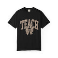 Teacher Leopard Print Bow T-Shirt