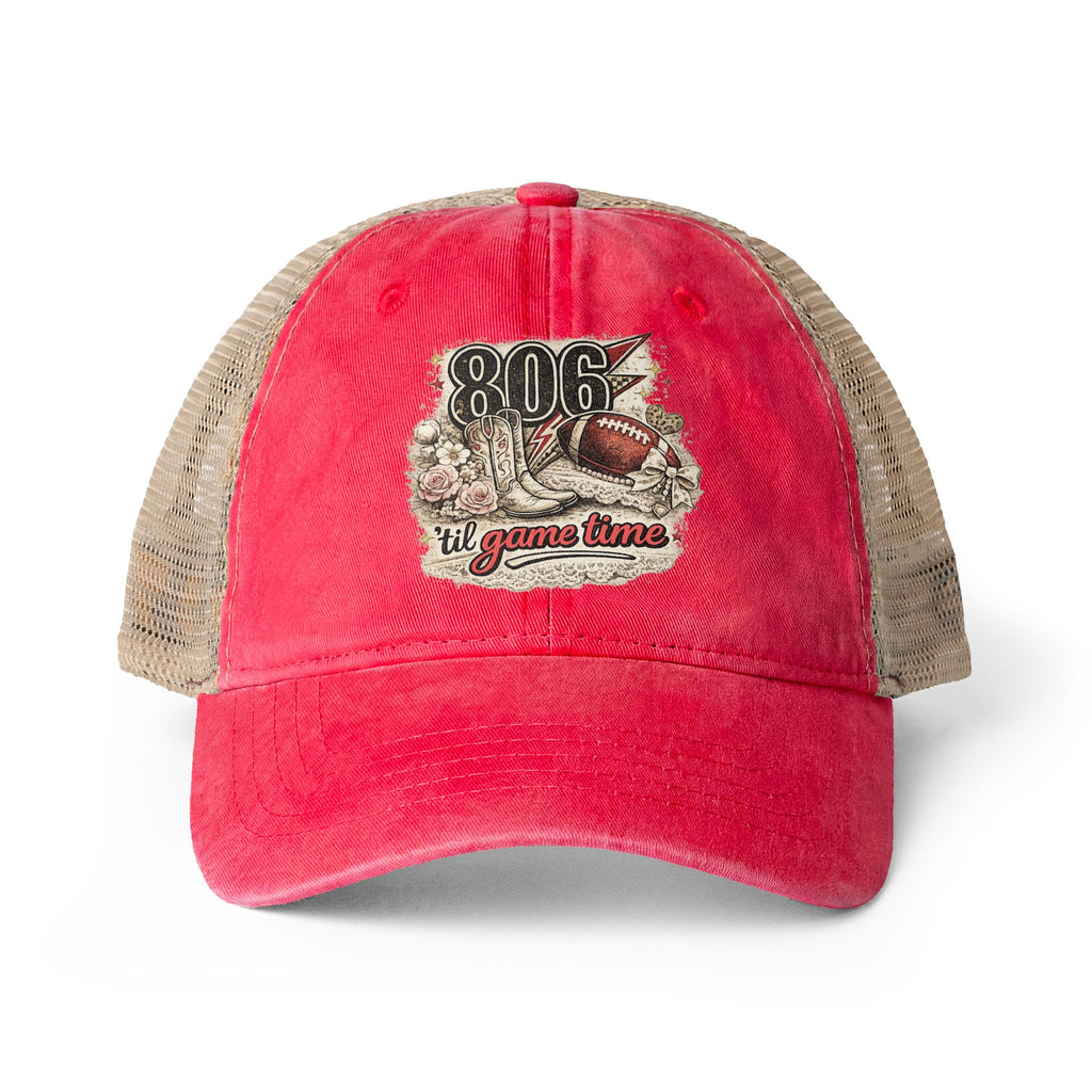 Women's Washed Mesh-Back Cap