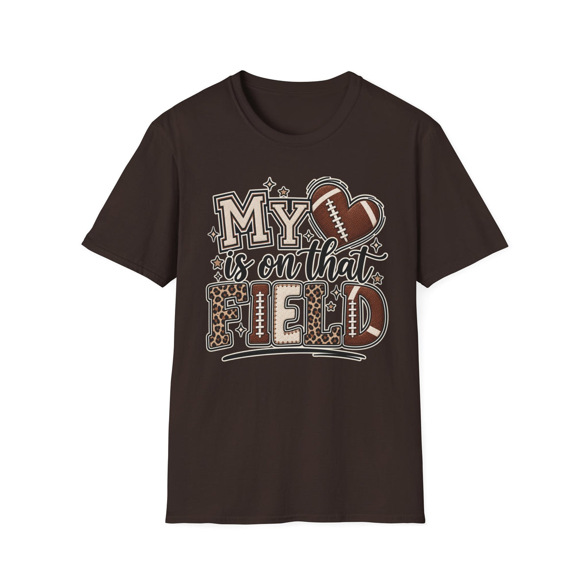 Women "My Heart Is On That Field" T-Shirt