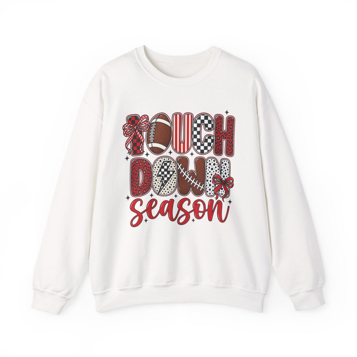 Women Touchdown Season Crewneck Sweatshirt