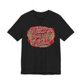 Women Texas Tech Leopard Heart T‑Shirt