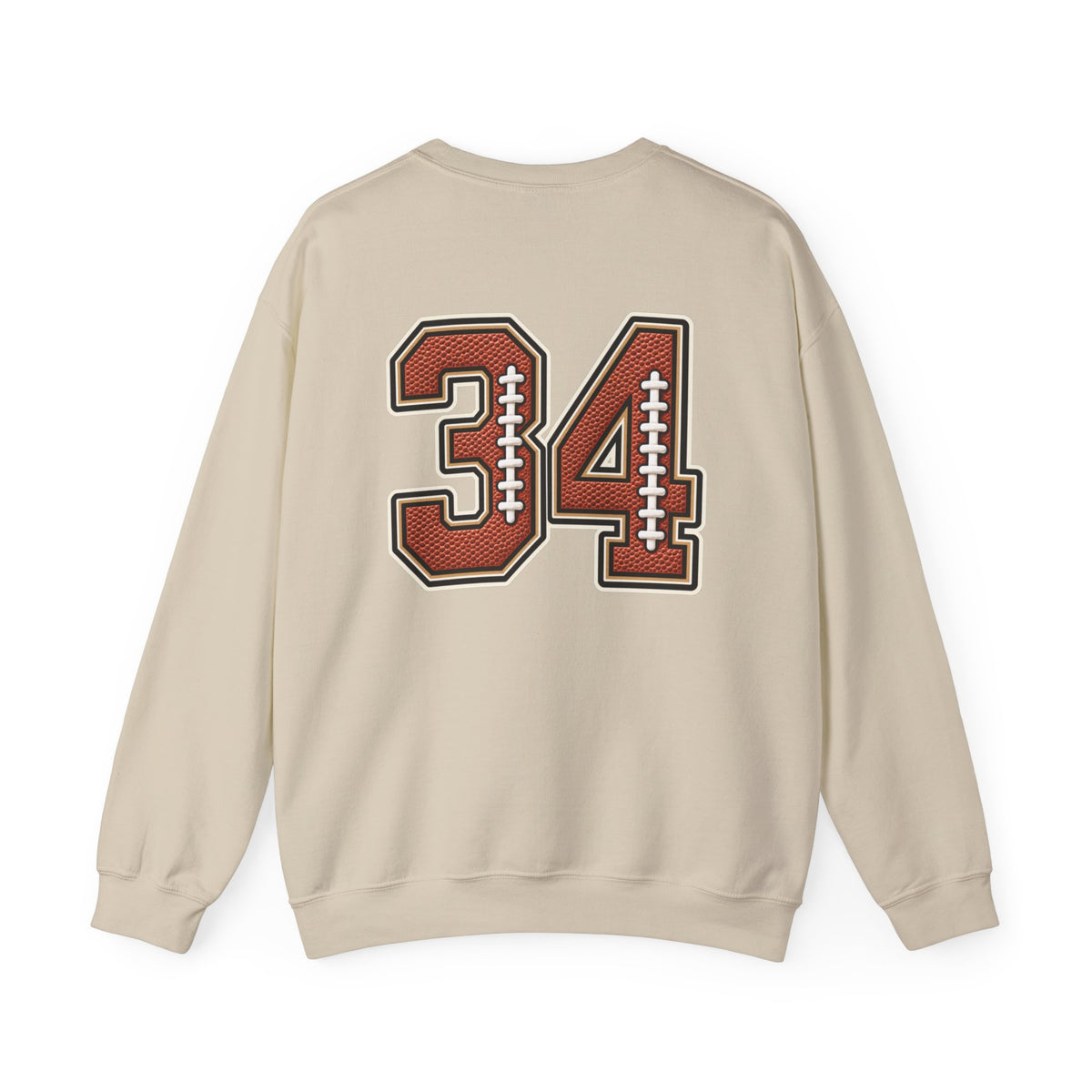 Customizable Women My Heart Is On That Field Crewneck Sweatshirt