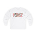 Women PRAY Floral Long Sleeve Tee