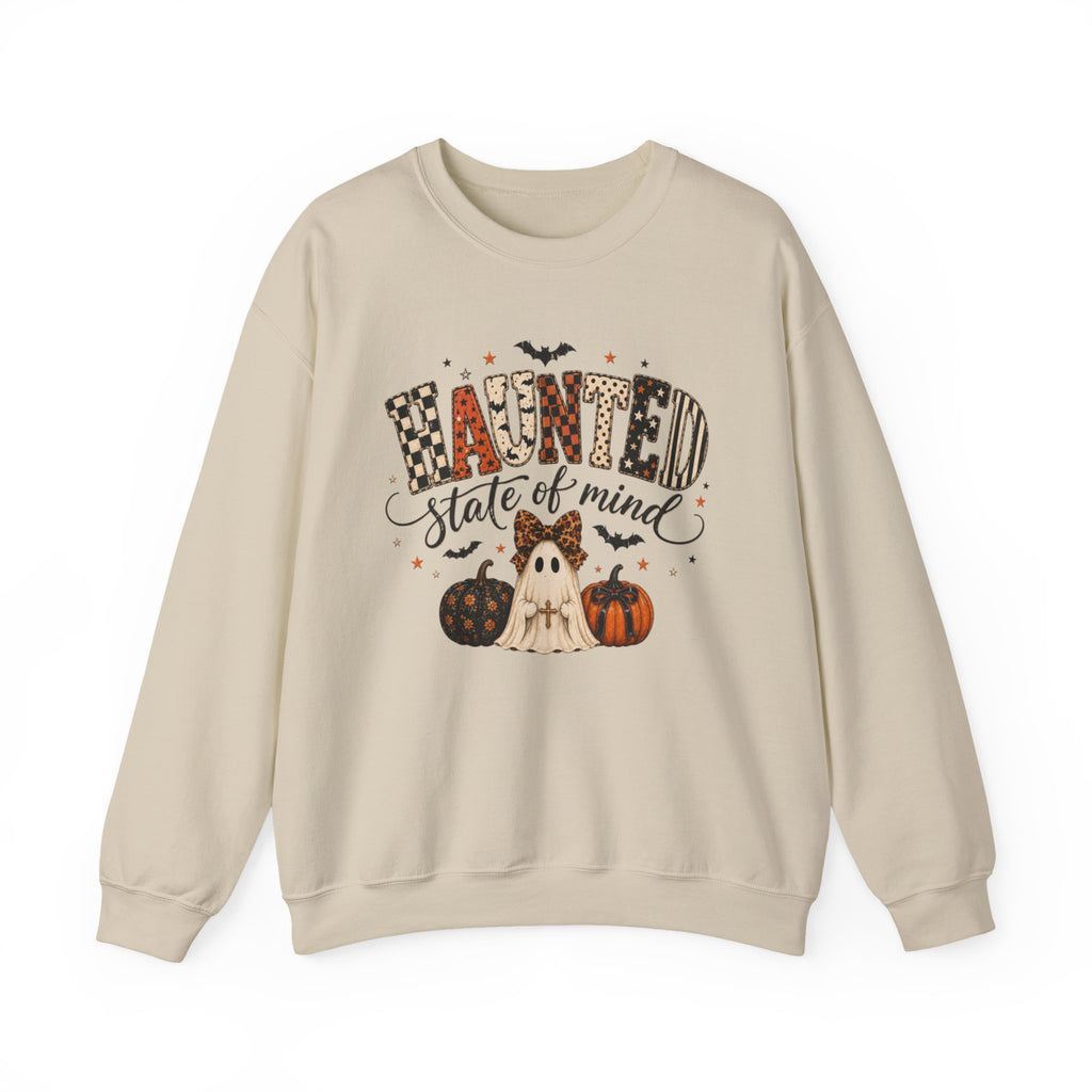 Women Haunted State of Mind Crewneck