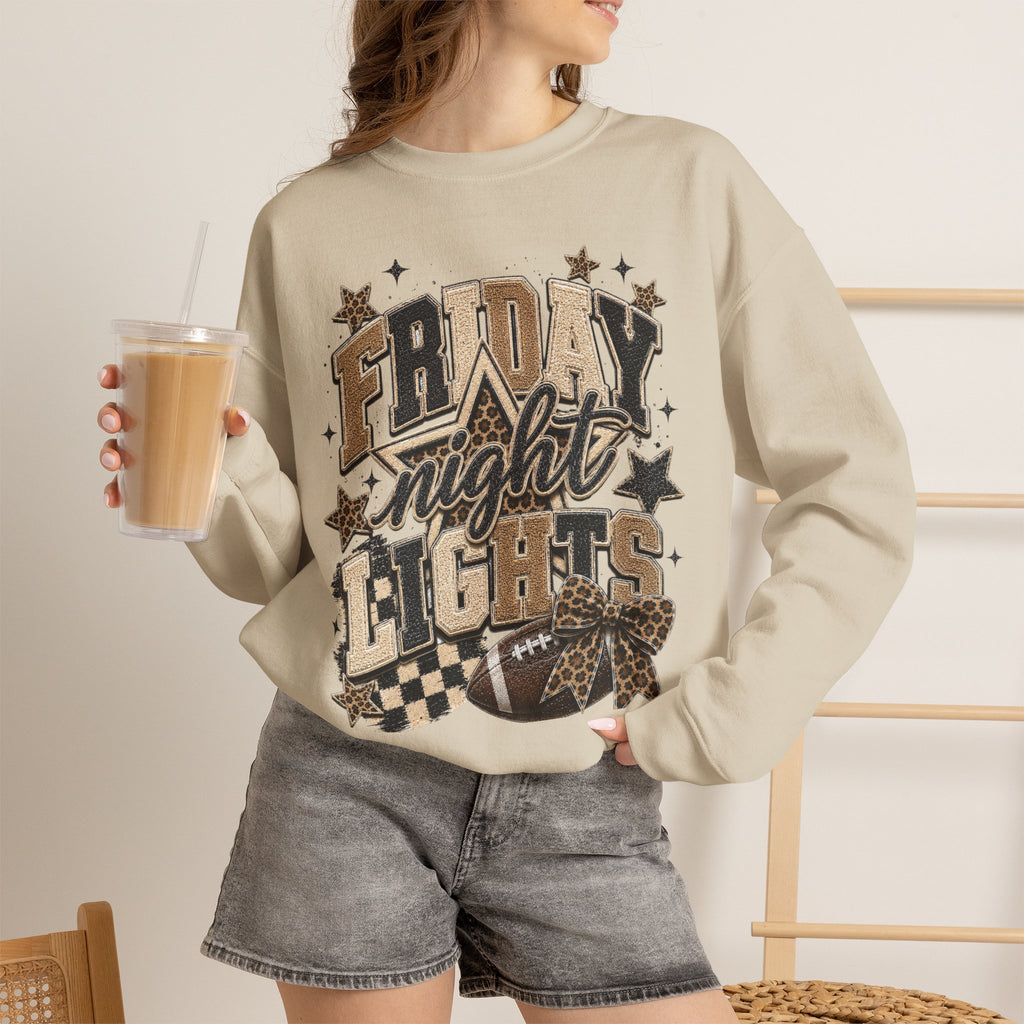 Women Neutral Friday Night Lights Crewneck