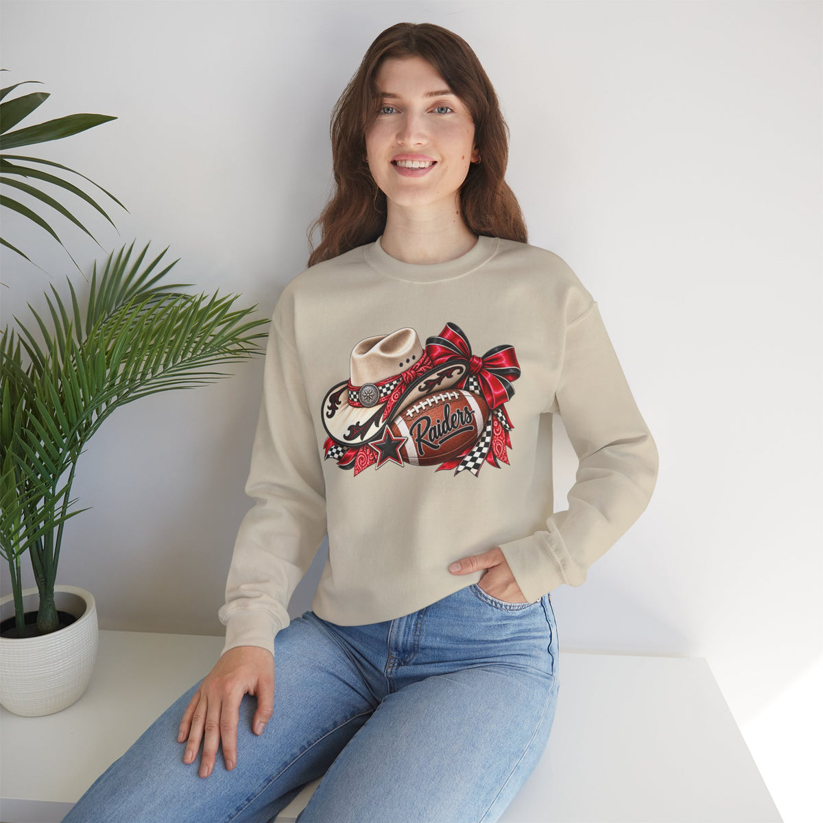 Women Cowboy Football Raiders Sweatshirt