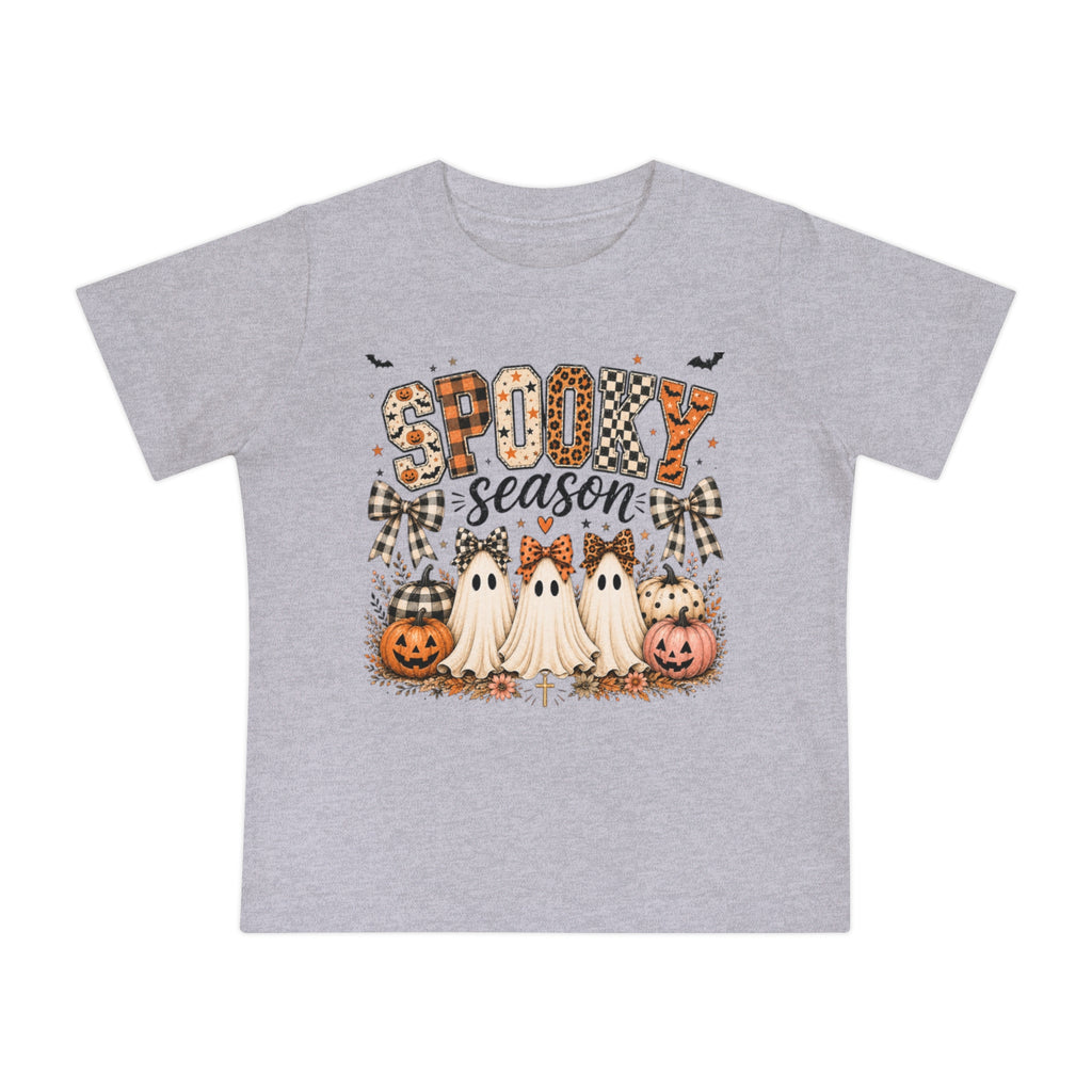Toddler – “Spooky Season” Cute Ghosts & Pumpkins Halloween Tee