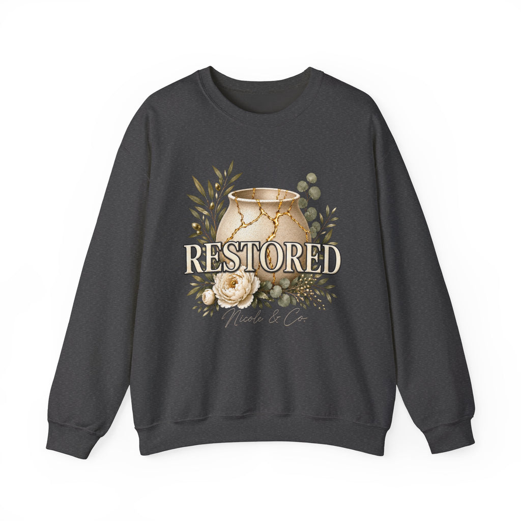 Women Restored Kintsugi Crewneck Sweatshirt