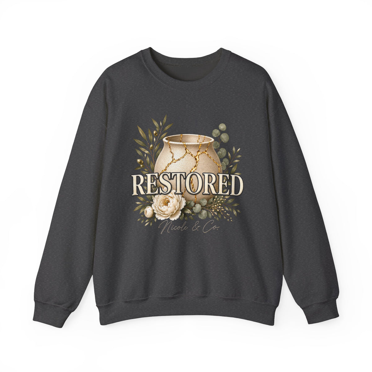 Women Restored Kintsugi Crewneck Sweatshirt
