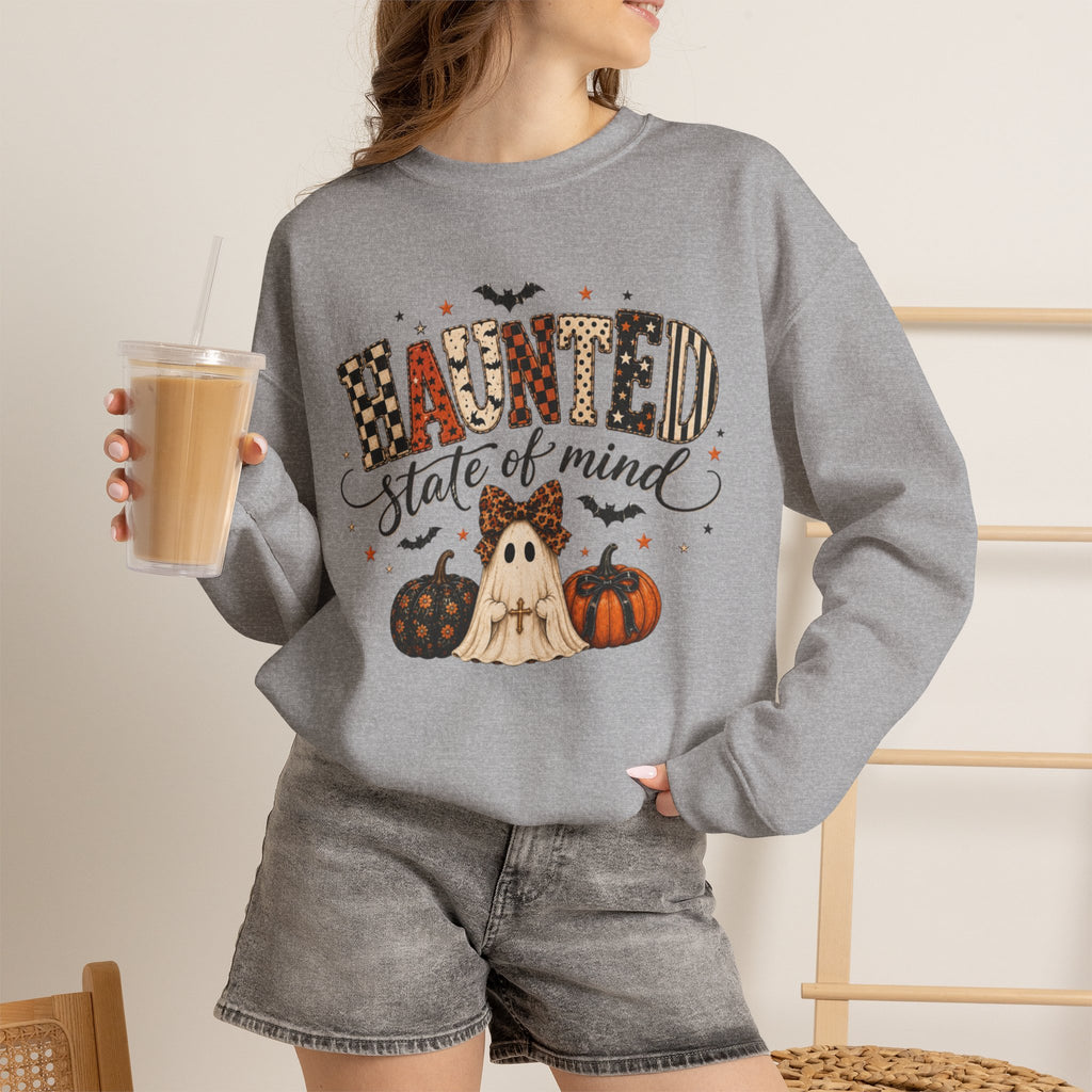 Women Haunted State of Mind Crewneck
