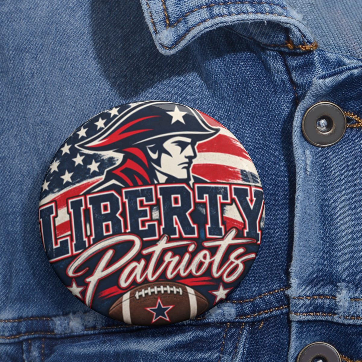 Liberty Patriots Pin Button
