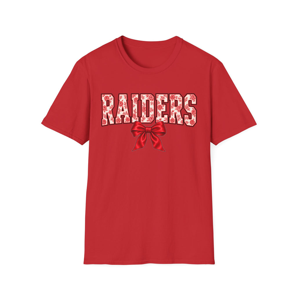 Women Raiders Floral Bow T-Shirt