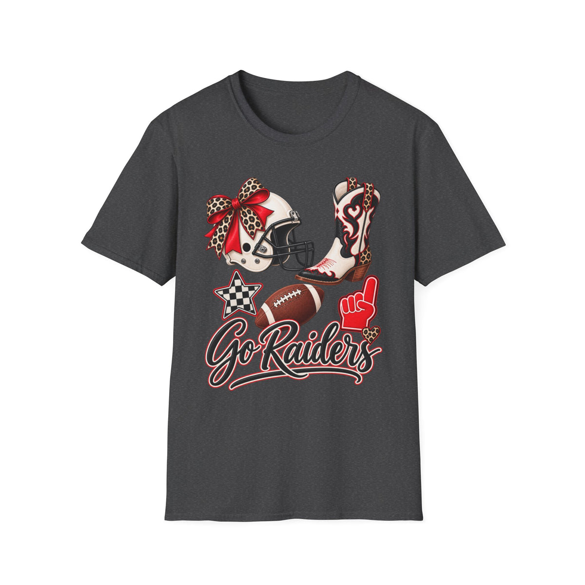 Women Go Raiders Football Tee