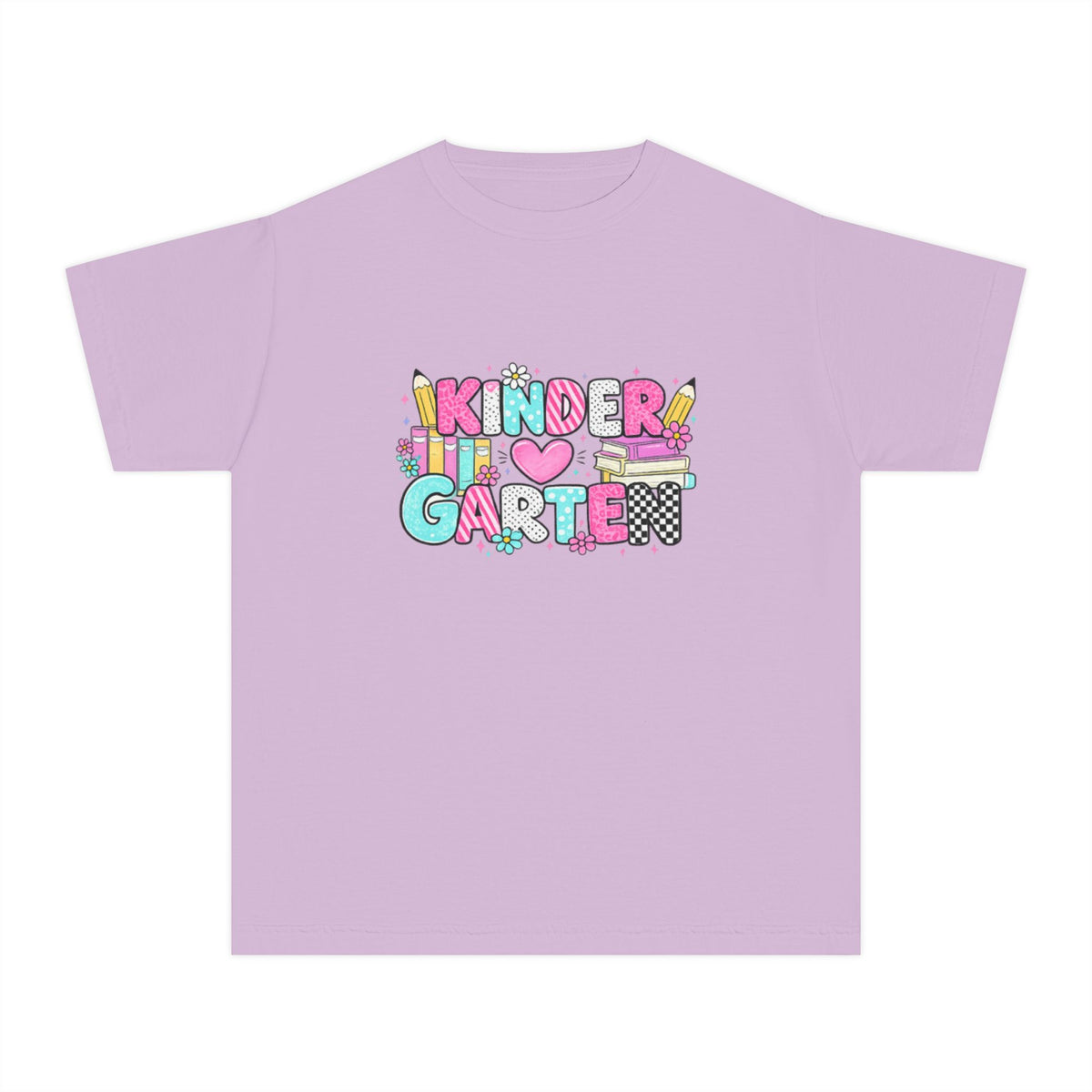 Kindergarten Kid T‑Shirt - Cute Colorful Back to School Tee for Kids