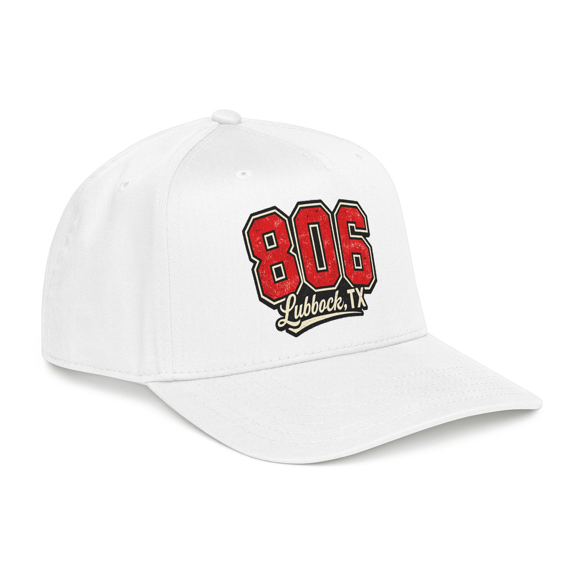 806 Lubbock, TX Embroidered Baseball Cap