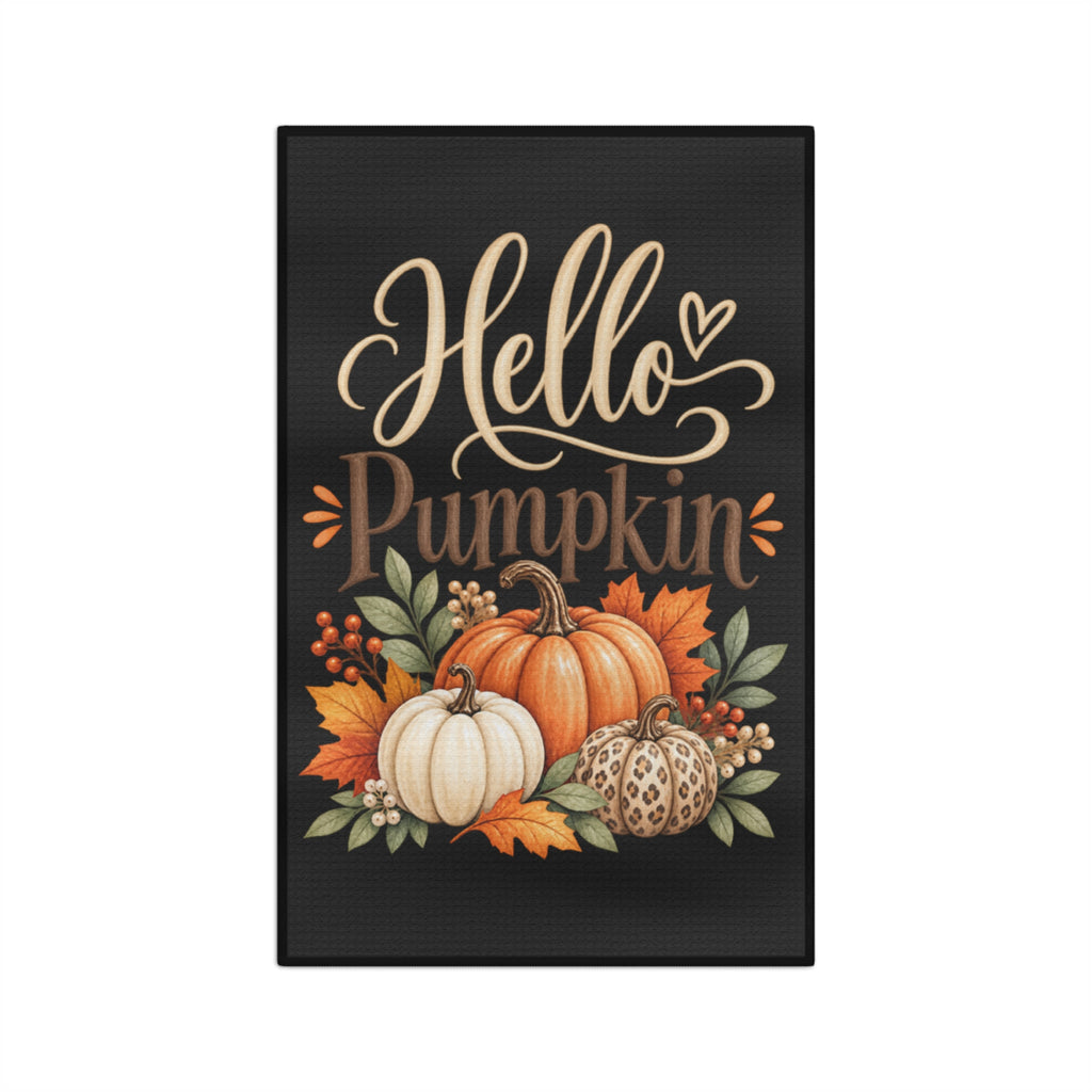 Hello Pumpkin Microfiber Tea Towel