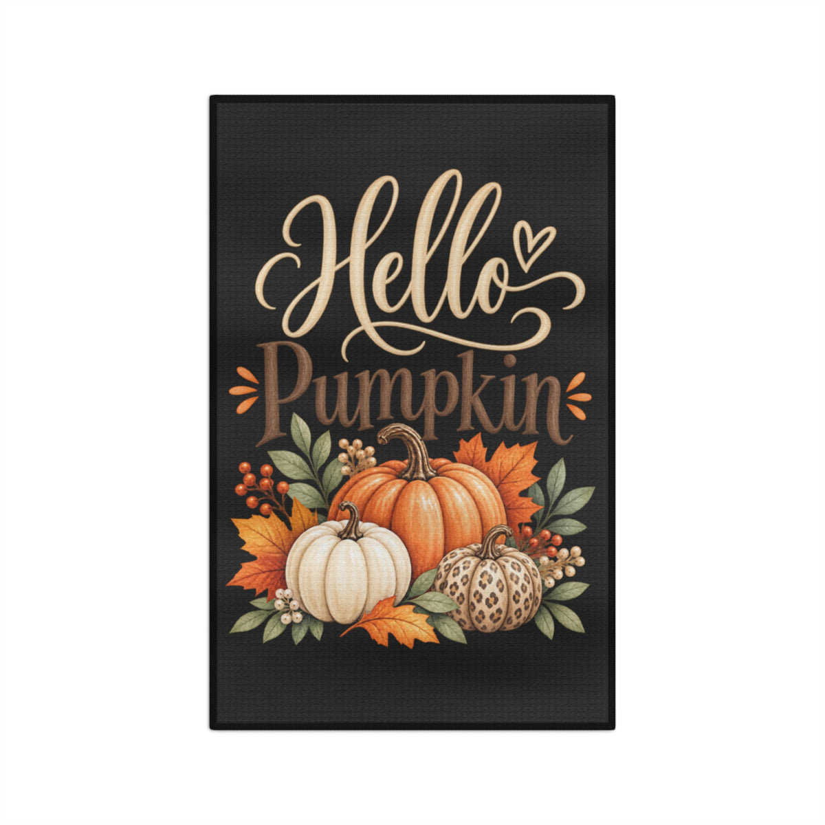 Hello Pumpkin Microfiber Tea Towel