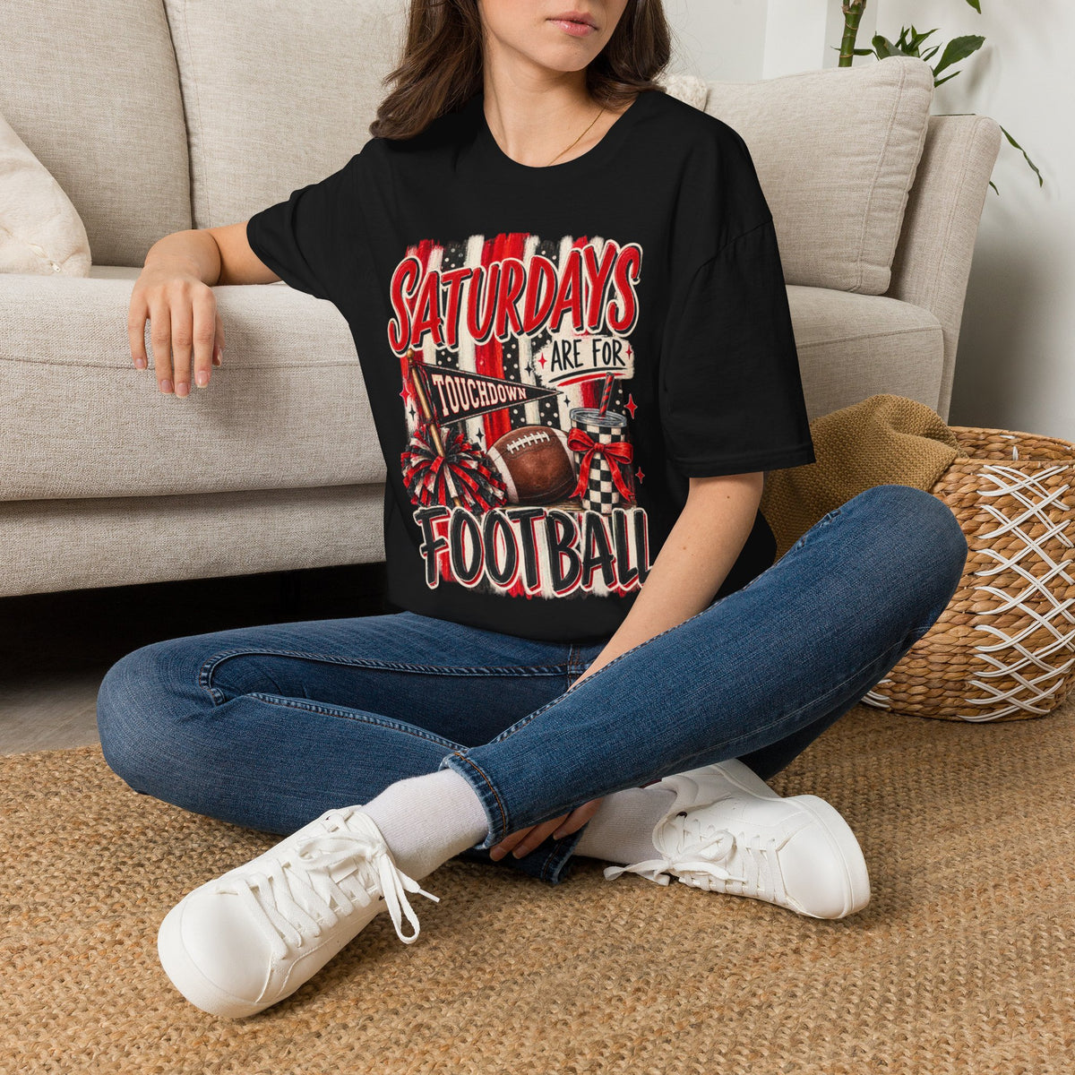 Women Saturdays Are for Football T-Shirt