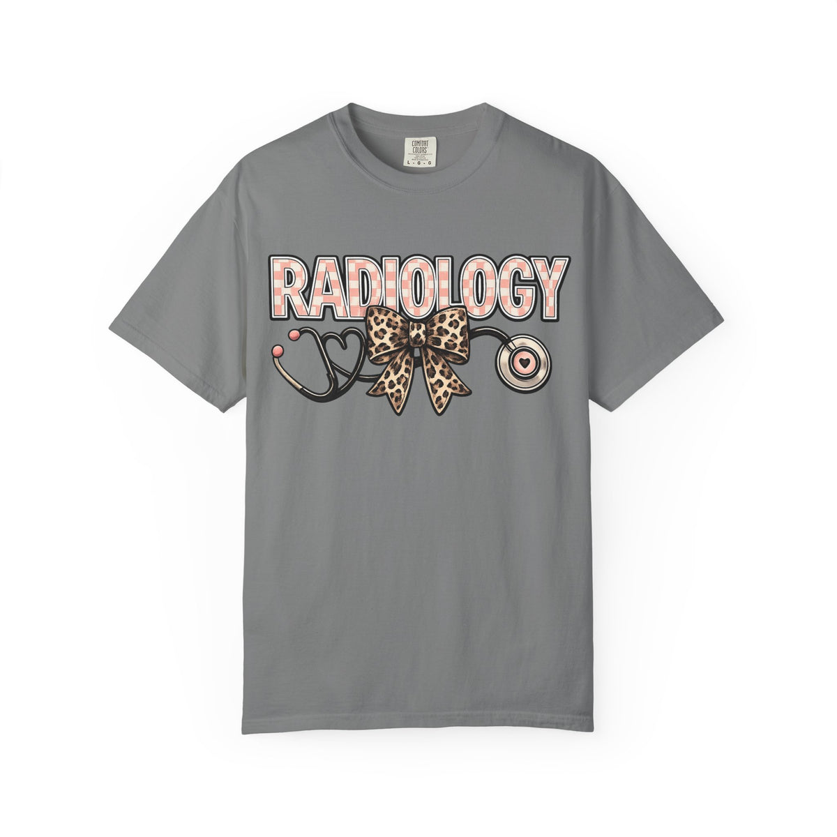 Radiology Leopard Stethoscope T-Shirt