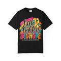 Women Comfort Colors Childhood Cancer Awareness T-Shirt — "Little Fighters Big Hope"