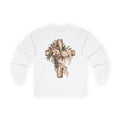 Floral Cross Long Sleeve Tee