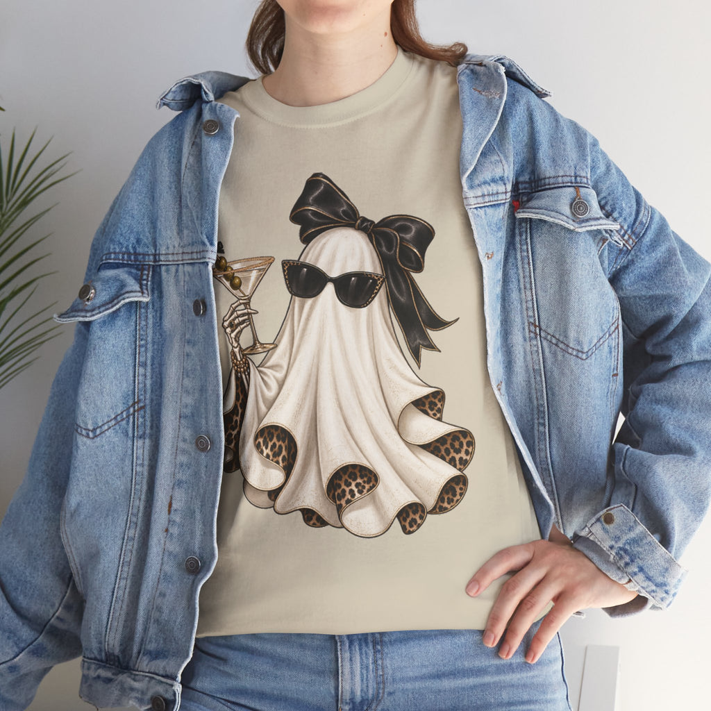 Luxe Ghost Martini T-Shirt