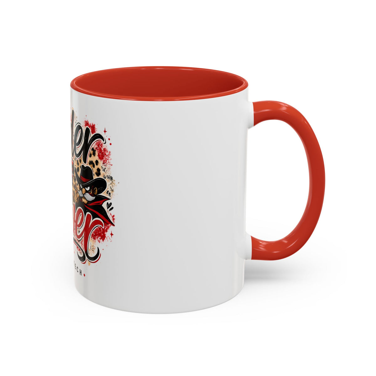 Raider Power Coffee Mug — Texas Tech Leopard Accent 11/15oz