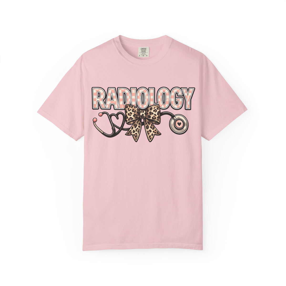 Radiology Leopard Stethoscope T-Shirt