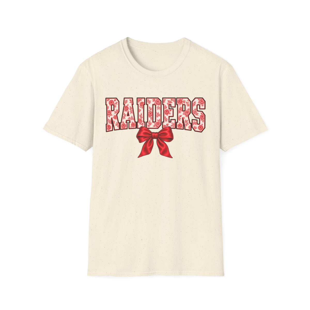 Women Raiders Floral Bow T-Shirt