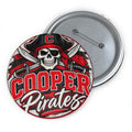 Cooper Pirates Pin Button