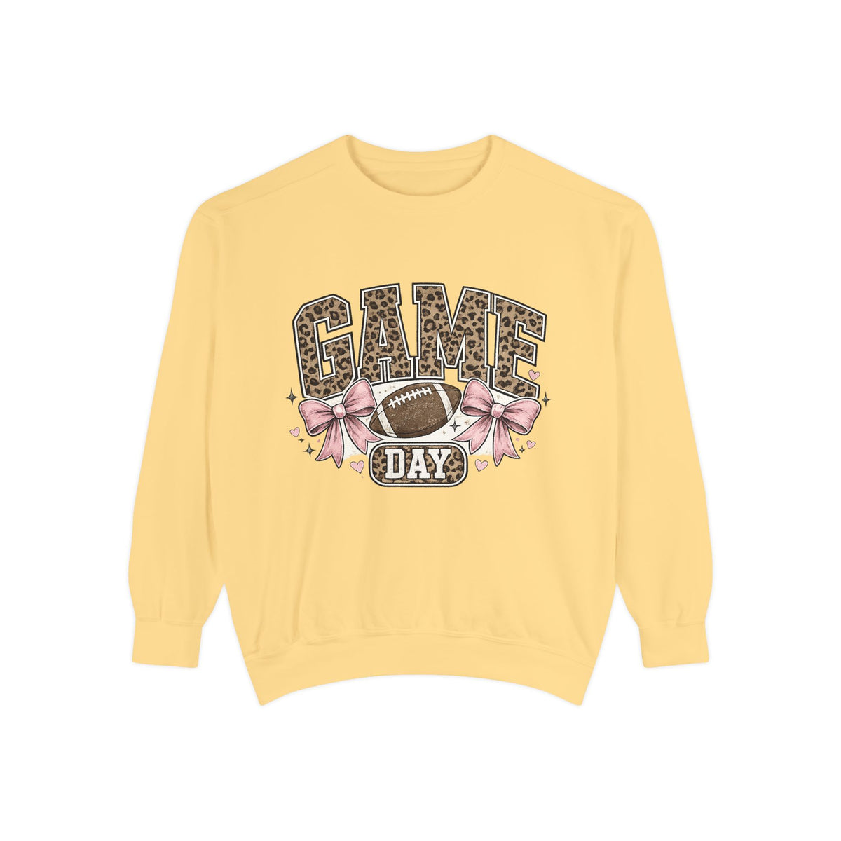 Game Day Leopard Football Sweatshirt