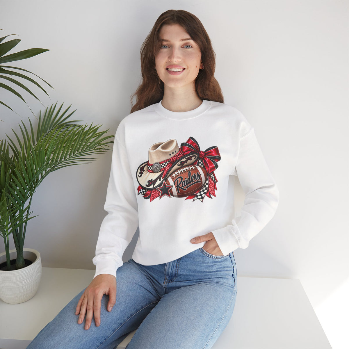 Women Cowboy Football Raiders Sweatshirt