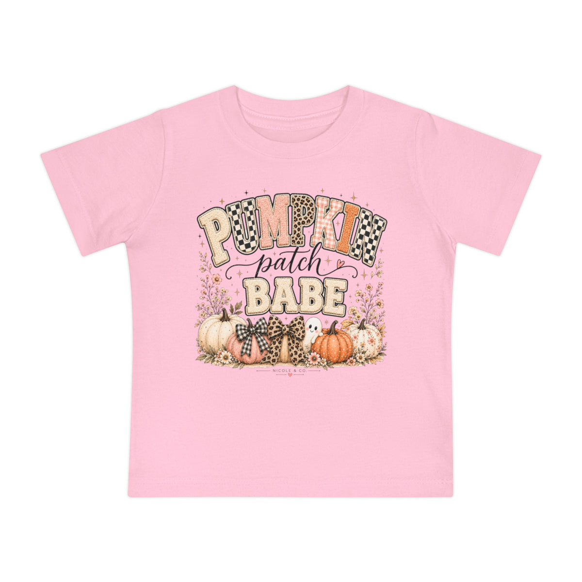 Toddler Pumpkin Patch Babe T‑Shirt