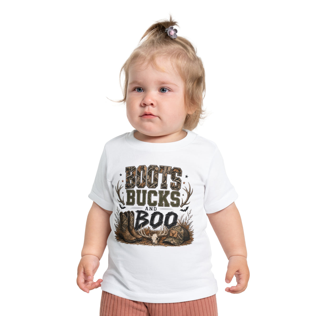 Toddler T-Shirt — 'Boots, Bucks and Boo'
