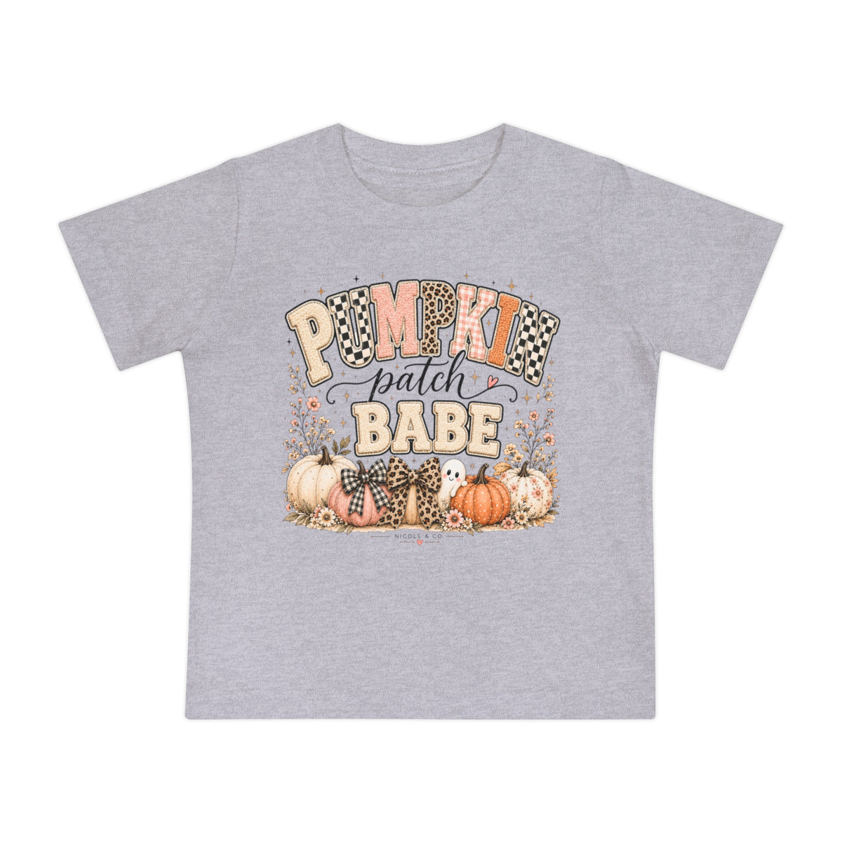 Toddler Pumpkin Patch Babe T‑Shirt