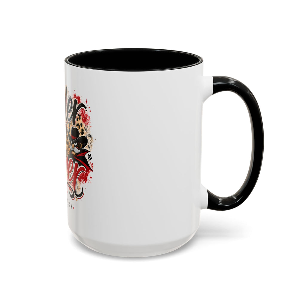 Raider Power Coffee Mug — Texas Tech Leopard Accent 11/15oz