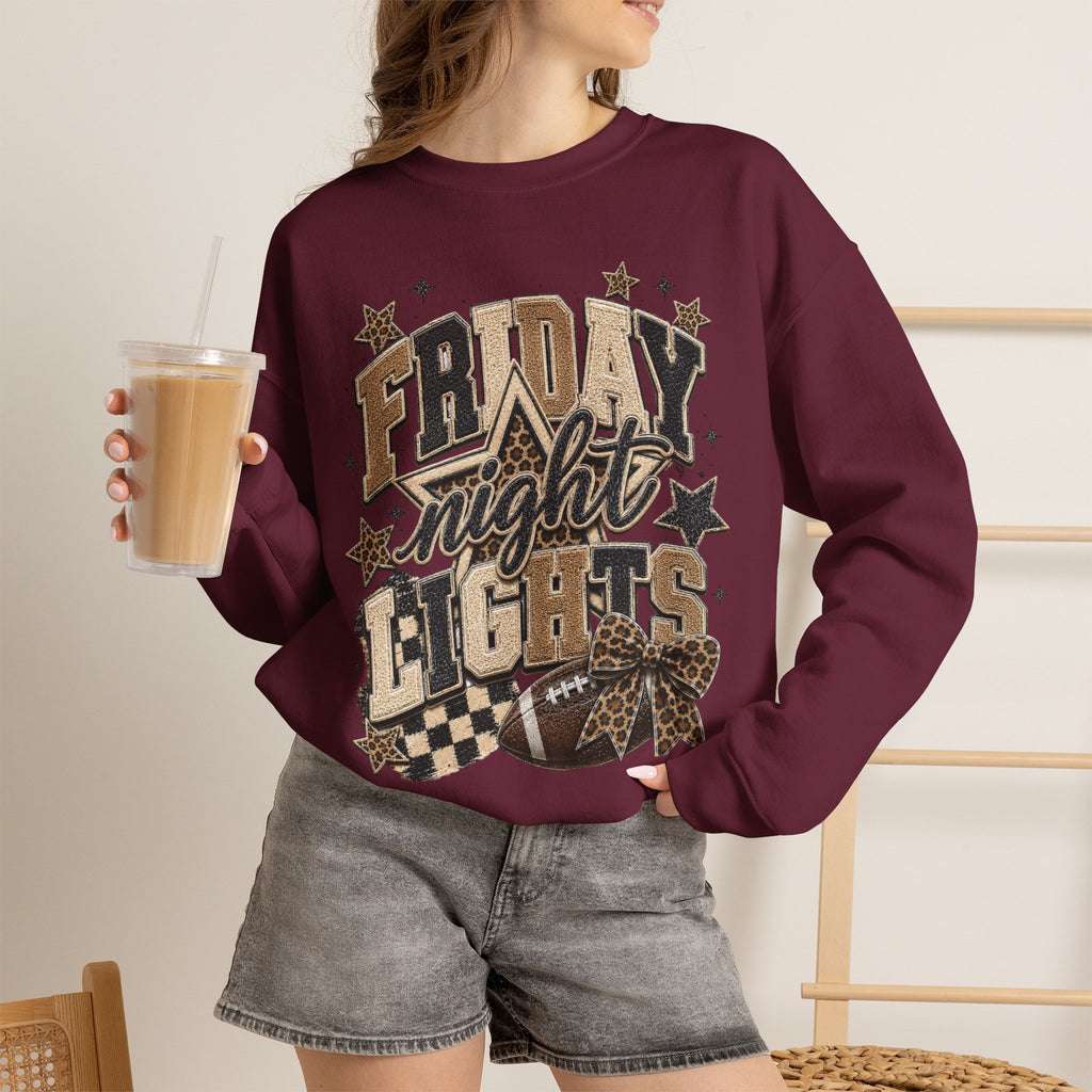 Women Neutral Friday Night Lights Crewneck