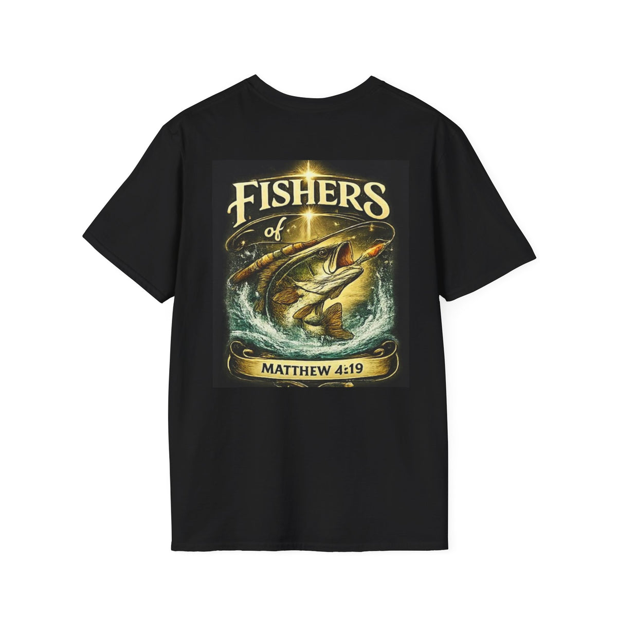 Hooked on Jesus T-Shirt — Christian Fishing Graphic Tee