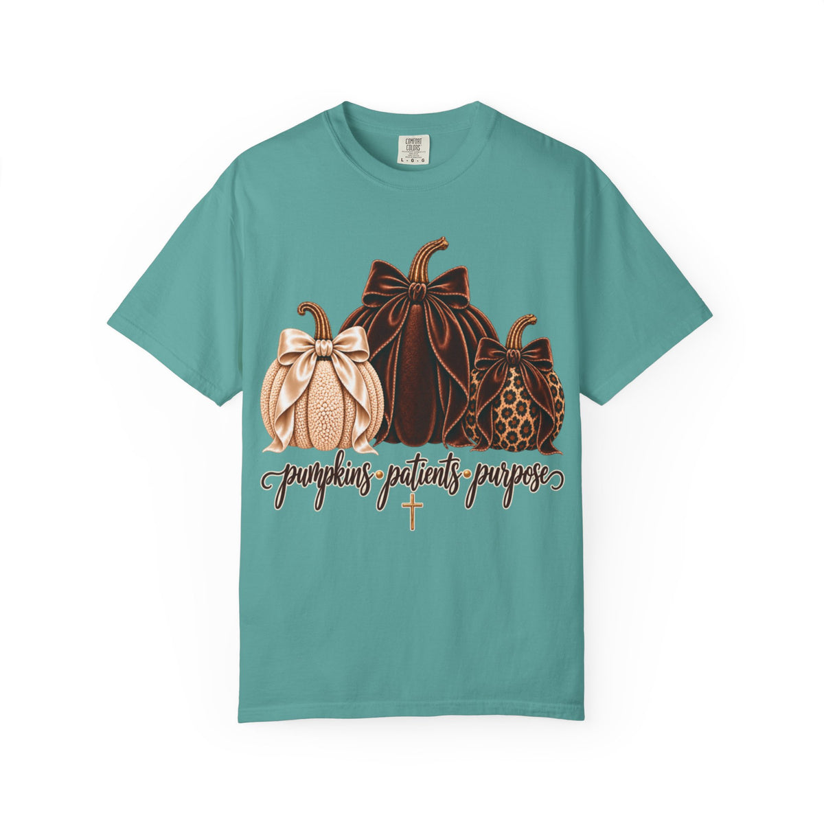 Women Comfort Colors Pumpkins Patients Purpose T-Shirt