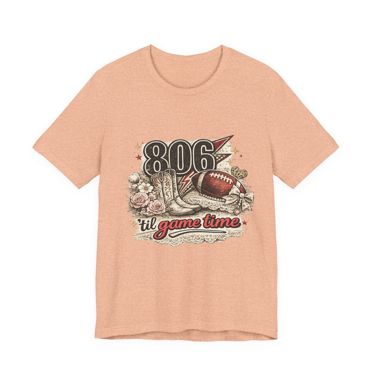 Women 806 'Til Game Time Football T-Shirt